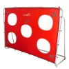 LEAN TOYS Soccer Training Goal with Target Mat Red 213x152x75cm