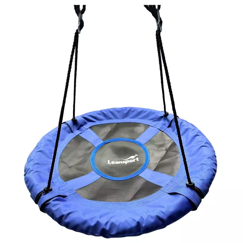 LEAN SPORT Dārza šūpoles Stārķa ligzda bērniem Zila 80cm