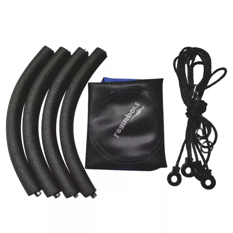 LEAN SPORT Dārza šūpoles Stārķa ligzda bērniem Zila 80cm