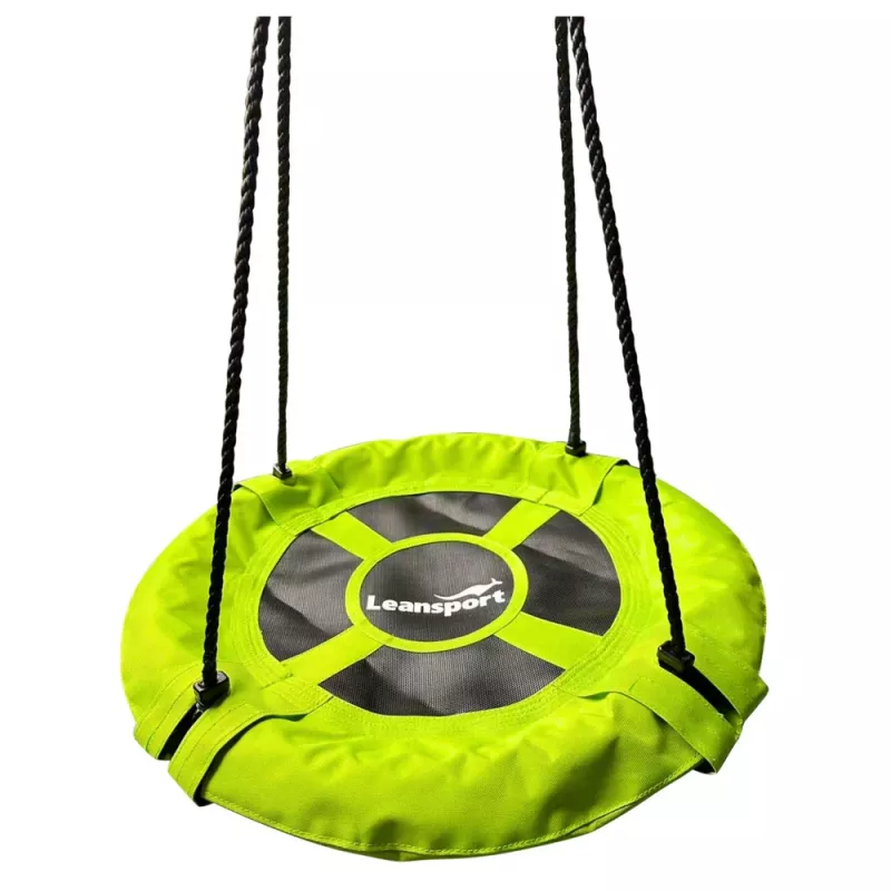 LEAN SPORT Dārza šūpoles Stārķa ligzda bērniem Zaļa 60cm