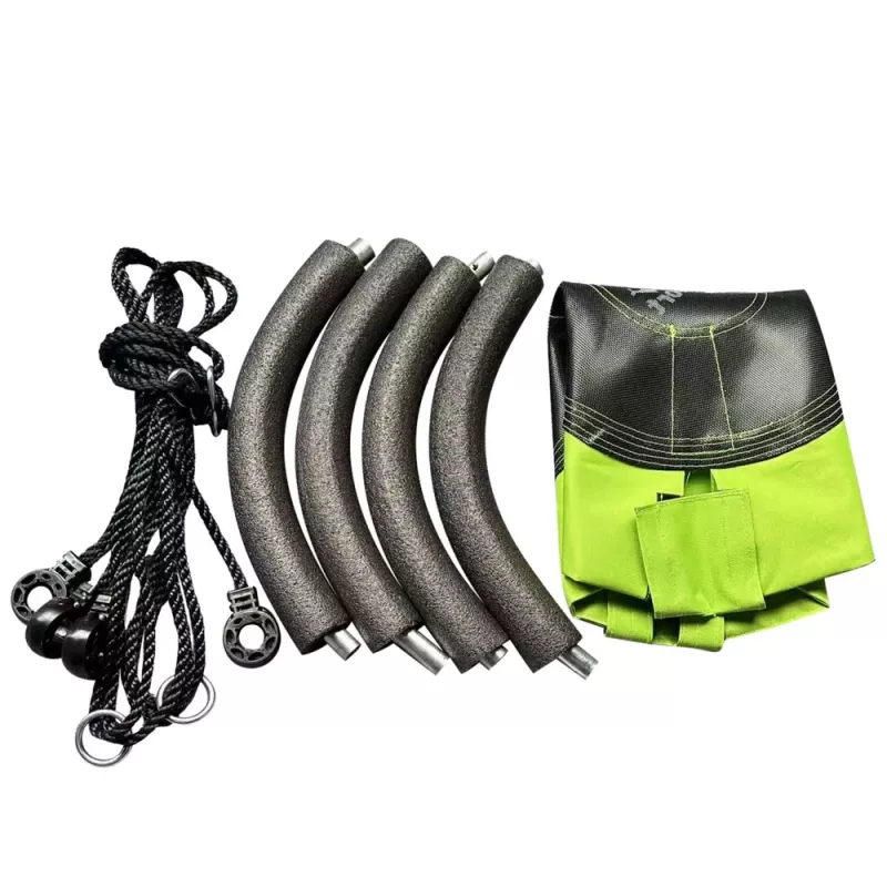 LEAN SPORT Dārza šūpoles Stārķa ligzda bērniem Zaļa 60cm