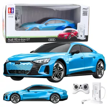 Double E Audi RS E-tron GT Remote Controlled RC Car Blue 1:14