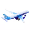 LEAN TOYS pasažieru lidmašīna ar atpakaļgaitas motoru, metāla, gaismas, skaņas, 23 cm