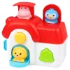 LEAN TOYS Interaktīvā izglītojošā māja mazuļiem - Uzlēcošie dzīvnieki
