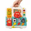 LEAN TOYS Interaktīvā grāmata Izglītojoša manipulāciju tāfele Gaismas Skaņas 16 gab.