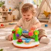 LEAN TOYS Interaktīva muzikāla rotaļlieta mazuļiem Grabulis Gaismas Skaņas