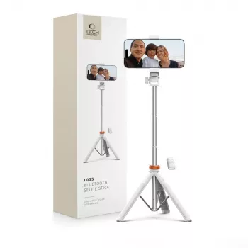 Tech-Protect L03S Selfie Stick Tripod White