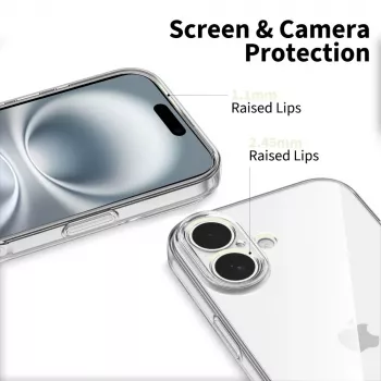 Tech-Protect Flexair iPhone 17 Clear Back Cover