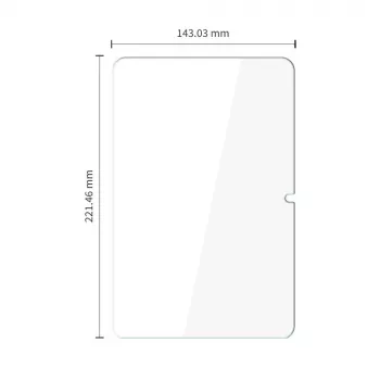TECH-PROTECT Glass Fit+ Rūdīta stikla ekrāna aizsargs Xiaomi Redmi Pad 2 9.7 - 2 iepakojums, dzidrs