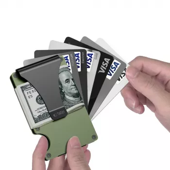 TECH-PROTECT THORN RFID Card Wallet Military Green