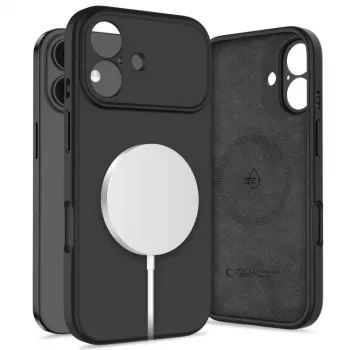 Tech-Protect Silicone Magsafe iPhone 17 Back Cover Black