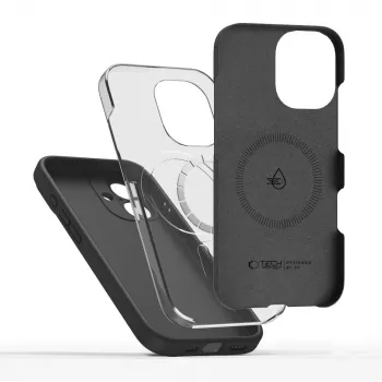 Tech-Protect Silicone Magsafe iPhone 17 Back Cover Black