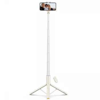 Tech-Protect L09S Selfie Stick Tripod Beige