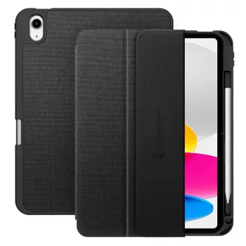 Tech-Protect SC Pen Canvas Folio Case iPad 10.9 inch (10. paaudze, 2022) un iPad 11 inch (11. paaudze, 2025) - Melns