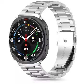 Tech-Protect nerūsējošā tērauda siksniņa Samsung Galaxy Watch 8 / Classic (40/44/46 mm) sudraba krāsā