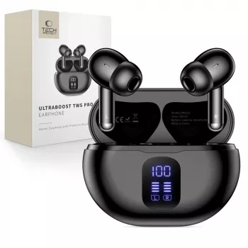 TECH-PROTECT ULTRABOOST TWS EARPHONE PRO G2 BLACK