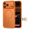 TECH-PROTECT MagPeak MagSafe aizmugurējais vāciņš Apple iPhone 17 Pro Max, matēts, kosmosa oranžs