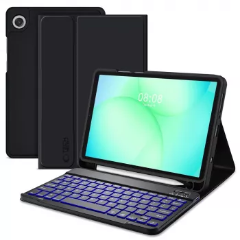 Tech-Protect SC PEN + KB Maciņš Samsung Galaxy Tab A9 / A11 8.7 inch X110 / X115 / X133 / X135, Melns