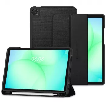 Tech-Protect SC Pen Canvas Folio Case for Samsung Galaxy Tab A9+/A11+ - Black