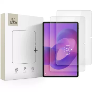 TECH-PROTECT Glass Fit+ 2-Pack rūdīta stikla ekrāna aizsargs Lenovo IdeaTab Plus 12.1 TB-361, caurspīdīgs