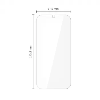 TECH-PROTECT Rūdīta stikla ekrāna aizsargs 10 iepakojumā Samsung Galaxy S24 / S25 caurspīdīgs