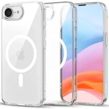 Tech-Protect Flexair Hybrid MagSafe Macītis Apple iPhone 16E/17E, Caurspīdīgs