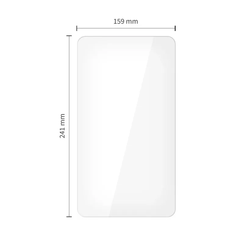 TECH-PROTECT Glass Fit+ 2-Pack rūdīta stikla ekrāna aizsargs Vorwerk Thermomix TM7, caurspīdīgs