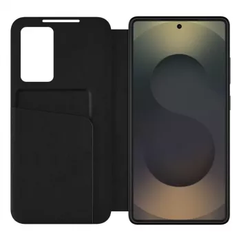 Tech-Protect Smart Wallet Case for Samsung Galaxy A56 5G, Matte Black, PU Leather, 3 Card Slots, Stand Function, Magnetic Closure