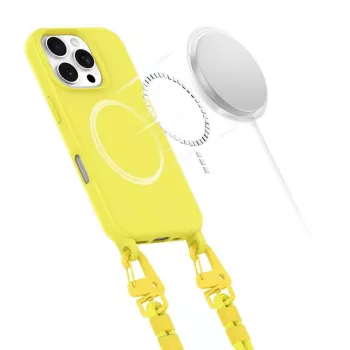 Tech-Protect Magnecklace MagSafe Case for iPhone 16 Pro Max, Yellow