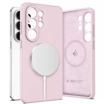 Tech-Protect Silicone MagSafe Case for Samsung Galaxy S26 Ultra Pink Pearl