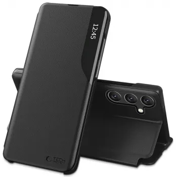 Tech-Protect Smart View Case for Samsung Galaxy A37 5G, Black