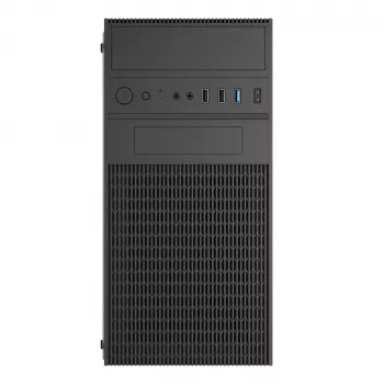 AKYGA AK19BK Micro ATX korpuss USB-C + USB 3.0 + 2x USB 2.0 Melns bez barošanas bloka