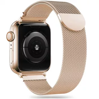 TECH-PROTECT Milanese Loop siksniņa Apple Watch 4 / 5 / 6 / 7 / 8 / 9 / SE (38 / 40 / 41 mm) Gold
