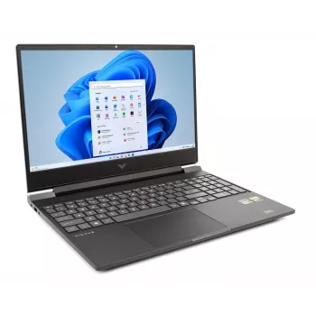 HP Victus 15-fb3231nw Gaming Laptop - AMD Ryzen 7 7445HS, 64GB RAM, 1TB SSD, RTX 4050, 15,6 collu FHD 144Hz, Windows 11 Home, Melns