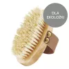 GLOV Dry Body Brush - Dabīgas Tampiko šķiedras, Dižskābarža rokturis, Ergonomiska rokas siksna pīlingam un masāžai