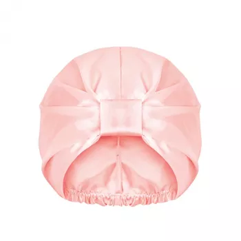 GLOV Satin Hair Bonnet cirtainiem un veidotiem matiem - pretspurekļu, berzes mazināšana, rozā