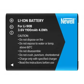 Newell Replacement Battery LI-90B for Olympus