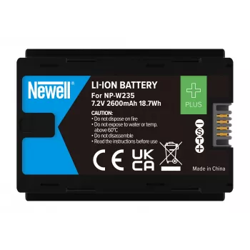 Newell Plus Battery NP-W235 Replacement for Fujifilm