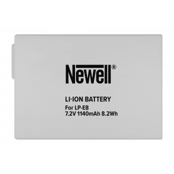 Newell Replacement Battery for Canon LP-E8 (1120mAh, 7.4V, Li-ion)