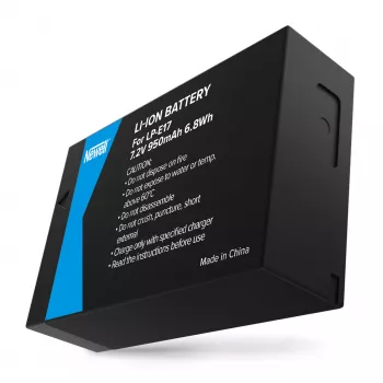 Newell Replacement Battery for Canon LP-E17, 1040mAh, 7.2V Li-ion