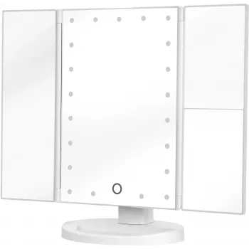 Humanas HS-ML04 LED grima spogulis ar apgaismojumu - balts