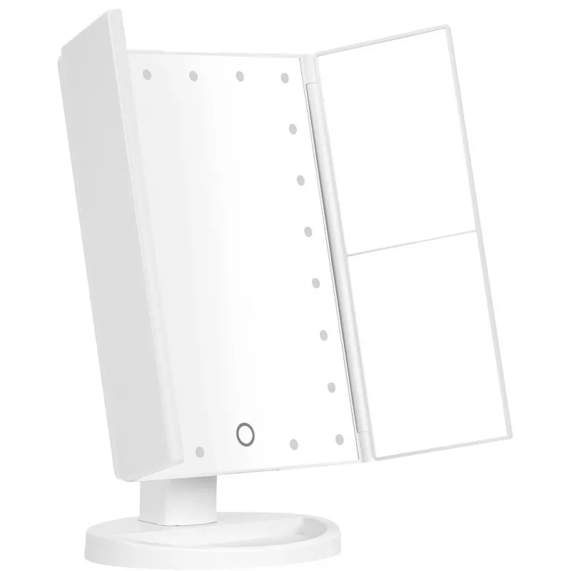 Humanas HS-ML04 LED grima spogulis ar apgaismojumu - balts
