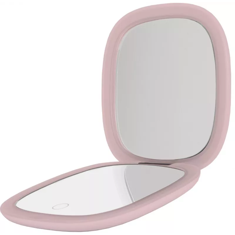 Humanas HS-PM01 kosmētikas spogulis ar LED apgaismojumu - rozā