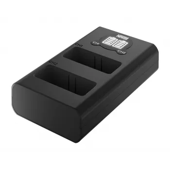 Newell DL-USB-C Divkanālu Lādētājs GoPro Hero 9/10/11/12 Akumulatoriem CPSS1B