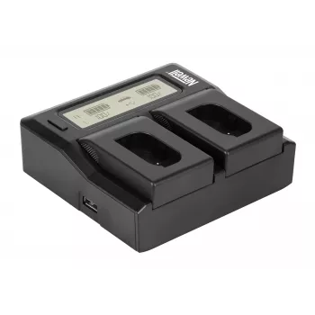 Newell DC-LCD Divkanālu Lādētājs Panasonic DMW-BLK22 Akumulatoriem