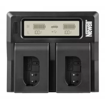 Newell DC-LCD Divkanālu Lādētājs Panasonic DMW-BLK22 Akumulatoriem