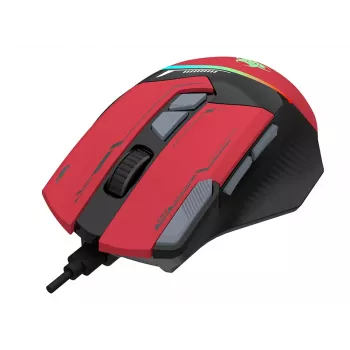 Tracer GameZone Spectra RGB vadu spēļu pele, 7200 DPI, sarkanā krāsā (TRAMYS47839)