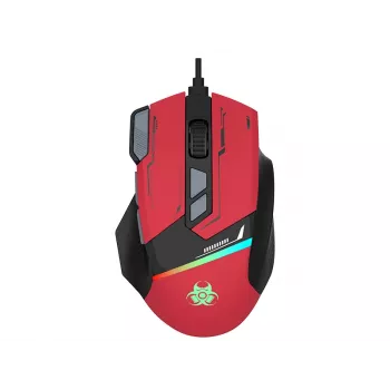 Tracer GameZone Spectra RGB vadu spēļu pele, 7200 DPI, sarkanā krāsā (TRAMYS47839)