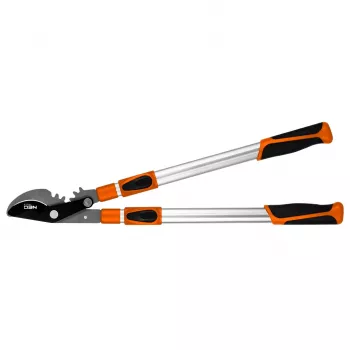 NEO TOOLS Bypass zaru šķēres 665 mm, griešanas diapazons līdz 42 mm, pārnesums, teleskopiskie rokturi