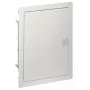 ELEKTRO-PLAST MSF RP Plastmasas sadales skapis PT 28M 2x14M N+PE IP30 IK05 478x358x94 Metāla durvis Balts